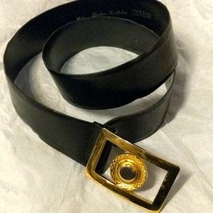 Vintage V. Spain  black leather belt